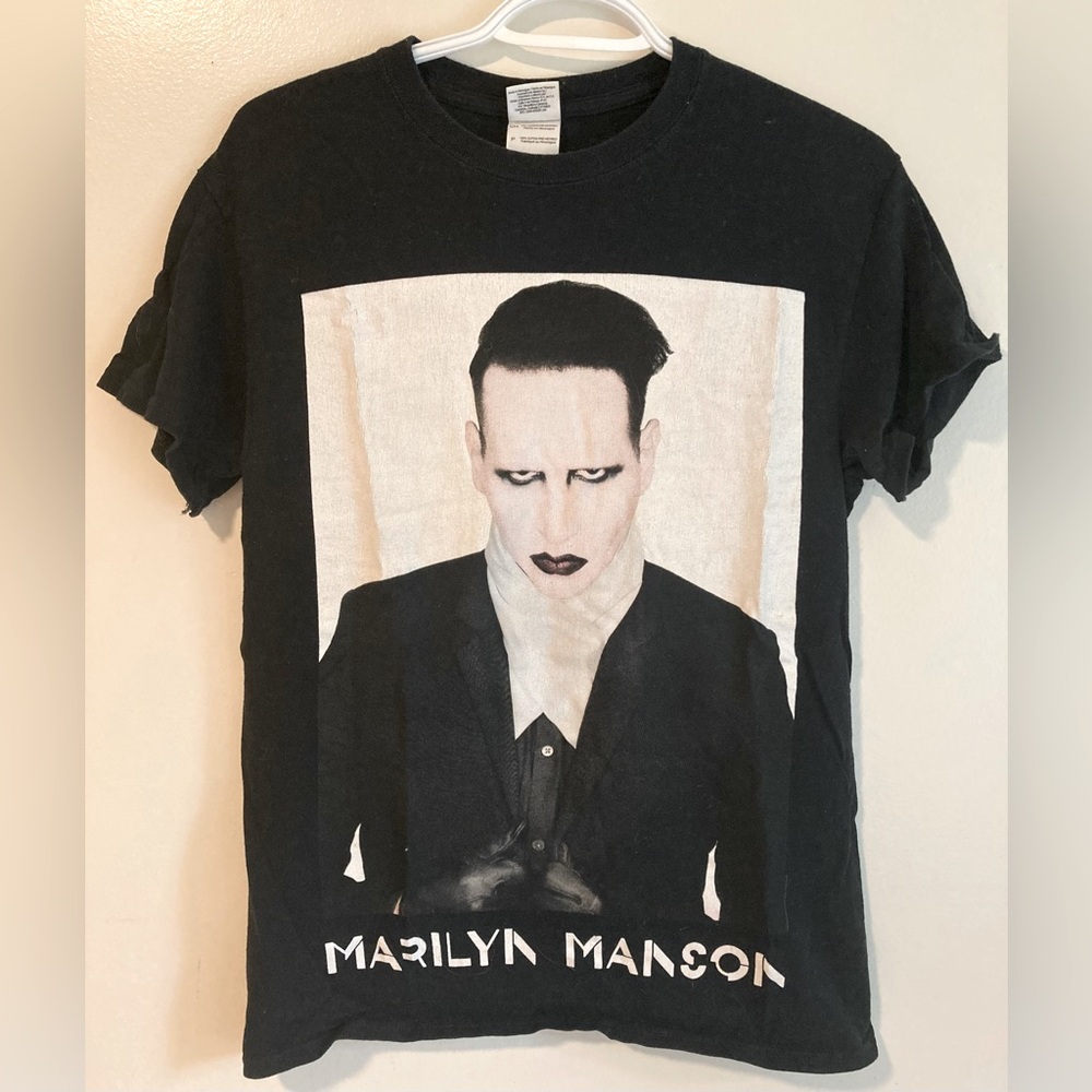 2015 “Hell Not Hallelujah” Marilyn Manson Official Tour Band Tshirt Men’s Small